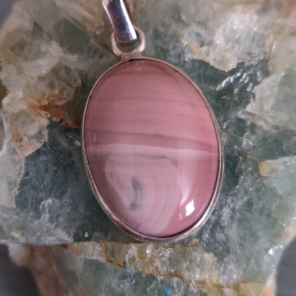 Mookite Sterling Silver Pendant